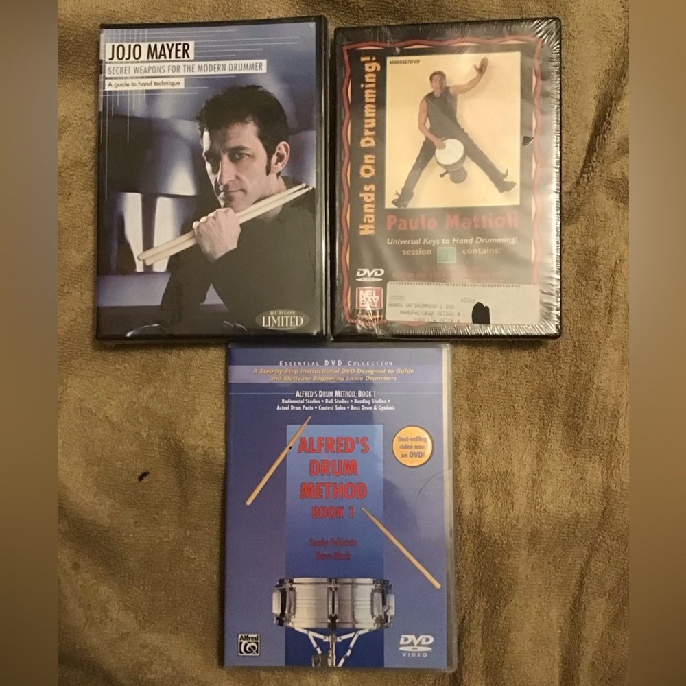 Trio drummers DVDs NEW